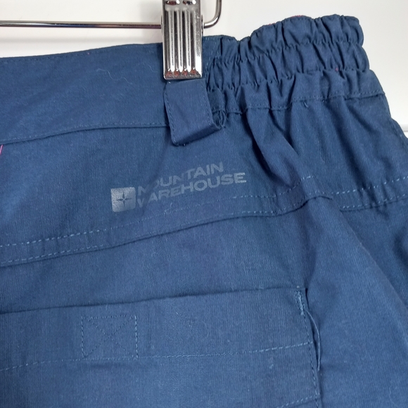 Mountain Warehouse Quest Shorts Navy Size 18 Lightweight UV Protection Quick Dry - Picture 10 of 12